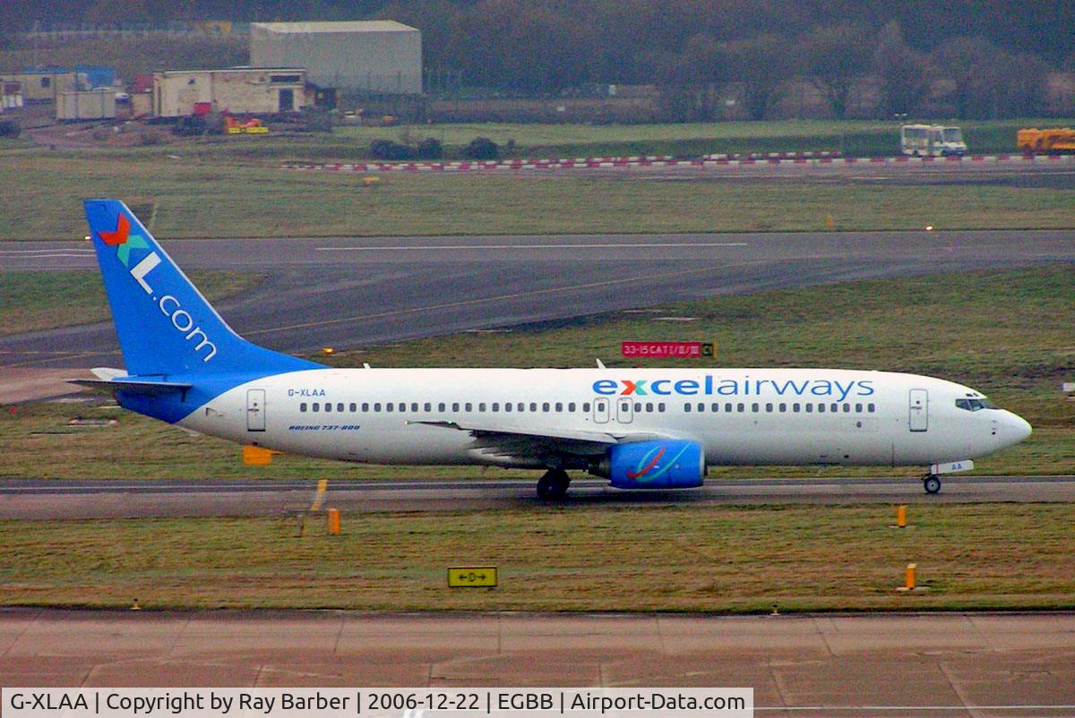 G-XLAA, 1998 Boeing 737-8Q8 C/N 28226, Boeing 737-8Q8 [28226] (Excel Airways) Birmingham Int'l~G 22/12/2006