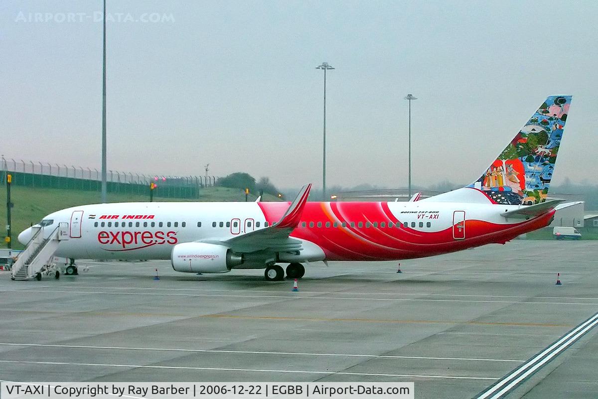 VT-AXI, 2006 Boeing 737-8HG C/N 36324, Boeing 737-8HG [36324] (Air India Express) Birmingham Int'l~G 22/12/2006