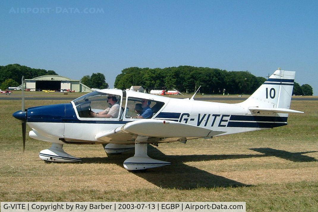 G-VITE, 1978 Robin R-1180T Aiglon Aiglon C/N 219, Robin R.1180T Aiglon [219] Kemble~G 13/07/2003