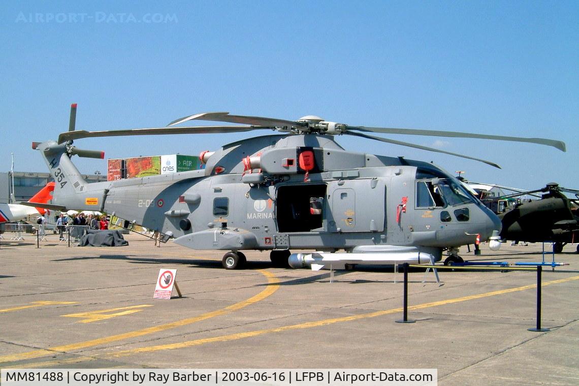 MM81488, AgustaWestland EH-101 Mk.112 ASuW/E C/N 50044/112001, AgustaWestland EH-101 112AEW [50044] (Italian Air Force) Paris-Le Bourget~F 16/06/2003