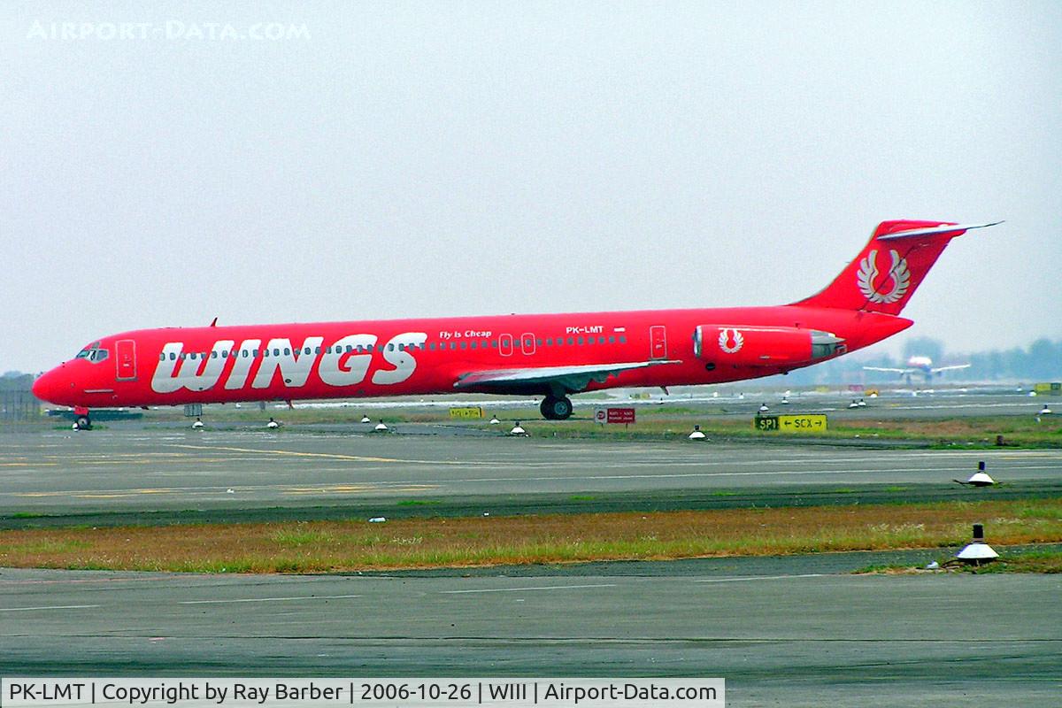 PK-LMT, 1982 McDonnell Douglas MD-82 (DC-9-82) C/N 49118 LN:1065, McDonnell Douglas DC-9-82 [49118] (Wings Air) Jakarta-Soekarno Hatta Int'l~PK 26/10/2006