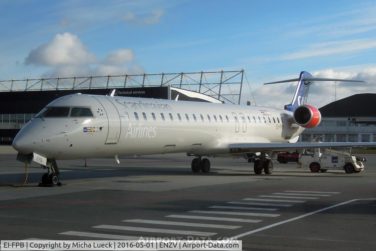 EI-FPB, 2016 Bombardier CRJ-900LR (CL-600-2D24) C/N 15399, At Stavanger