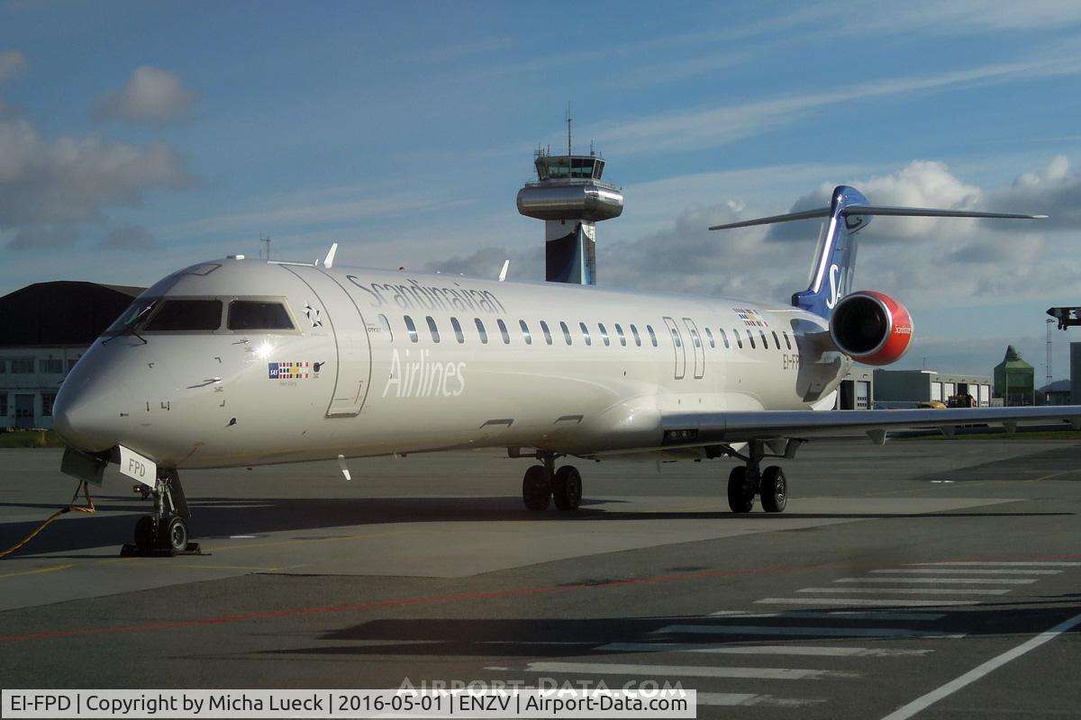 EI-FPD, 2016 Bombardier CRJ-900LR (CL-600-2D24) C/N 15401, At Stavanger