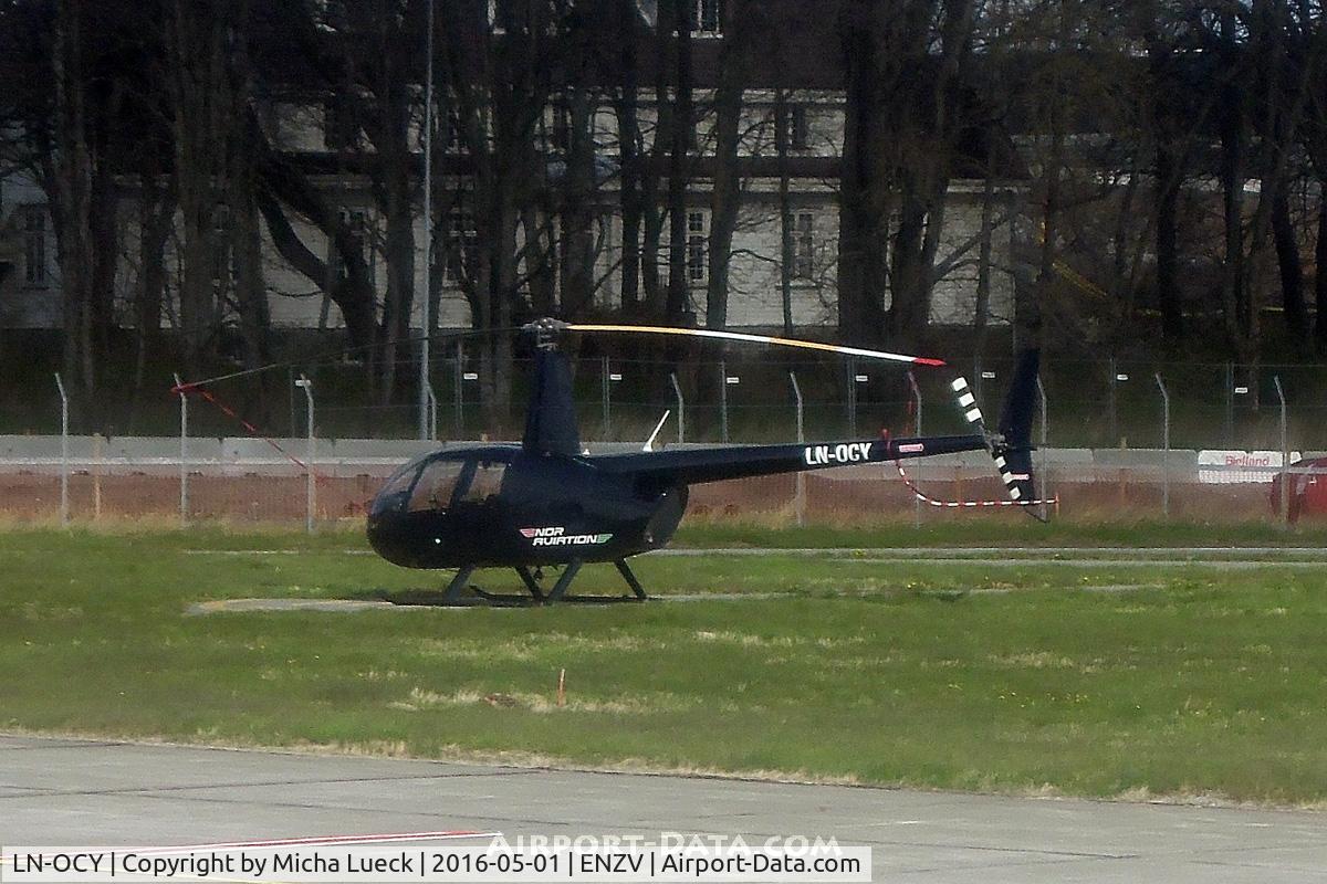 LN-OCY, Robinson R44 C/N 819, At Stavanger