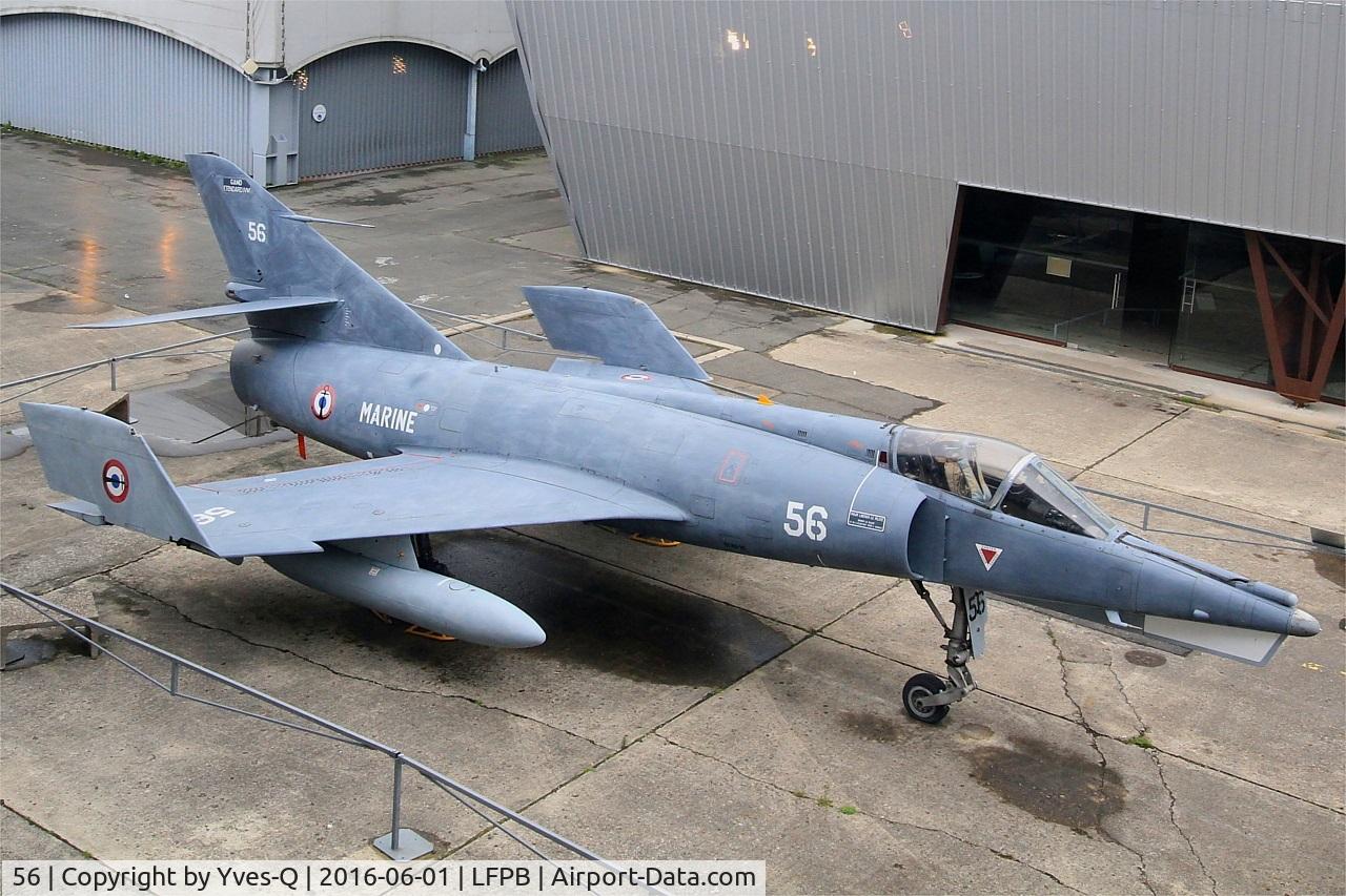 56, Dassault Etendard IV.M C/N 56, Dassault Etendard IV.M, Exibited at Air & Space Museum Paris-Le Bourget (LFPB)