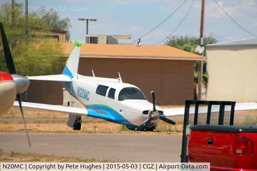 N20MC, 1979 Mooney M20K C/N 25-0067, OOOPS!  N20MC Mooney M20 at Casa Grande, Arizona