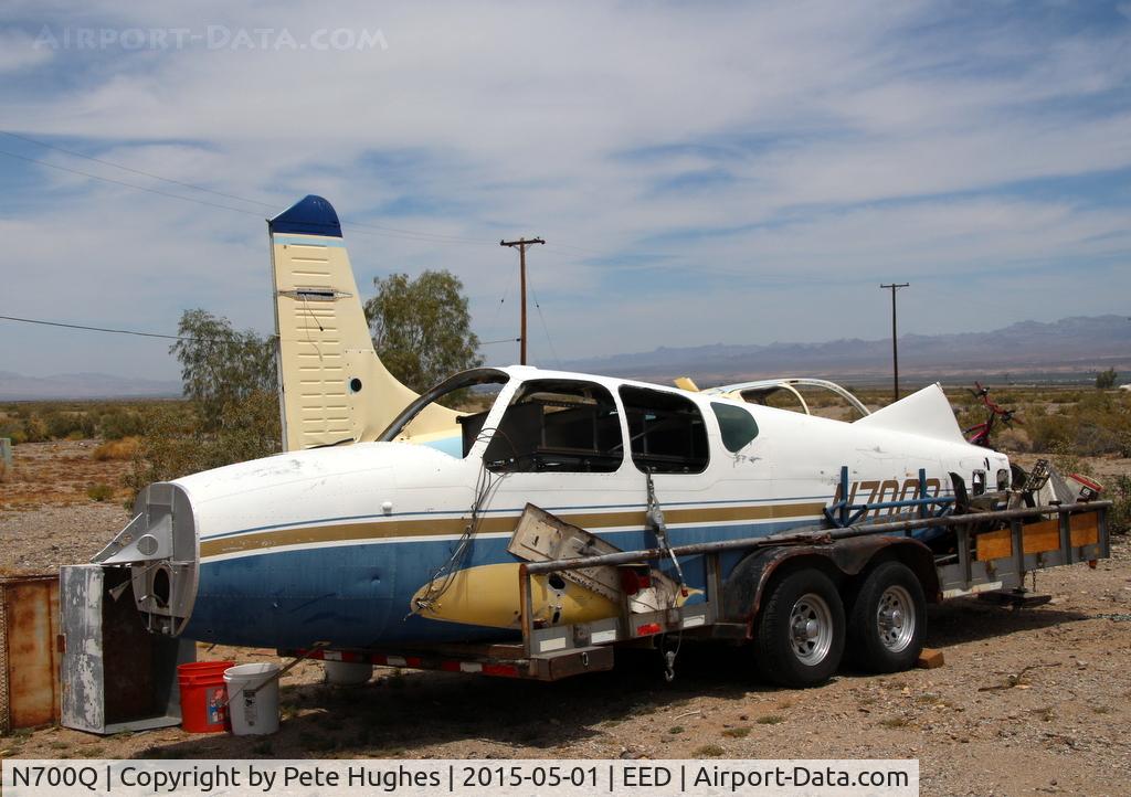 N700Q, 1958 Beech 95 C/N TD-97, N700Q Beech 95 at Needles, California