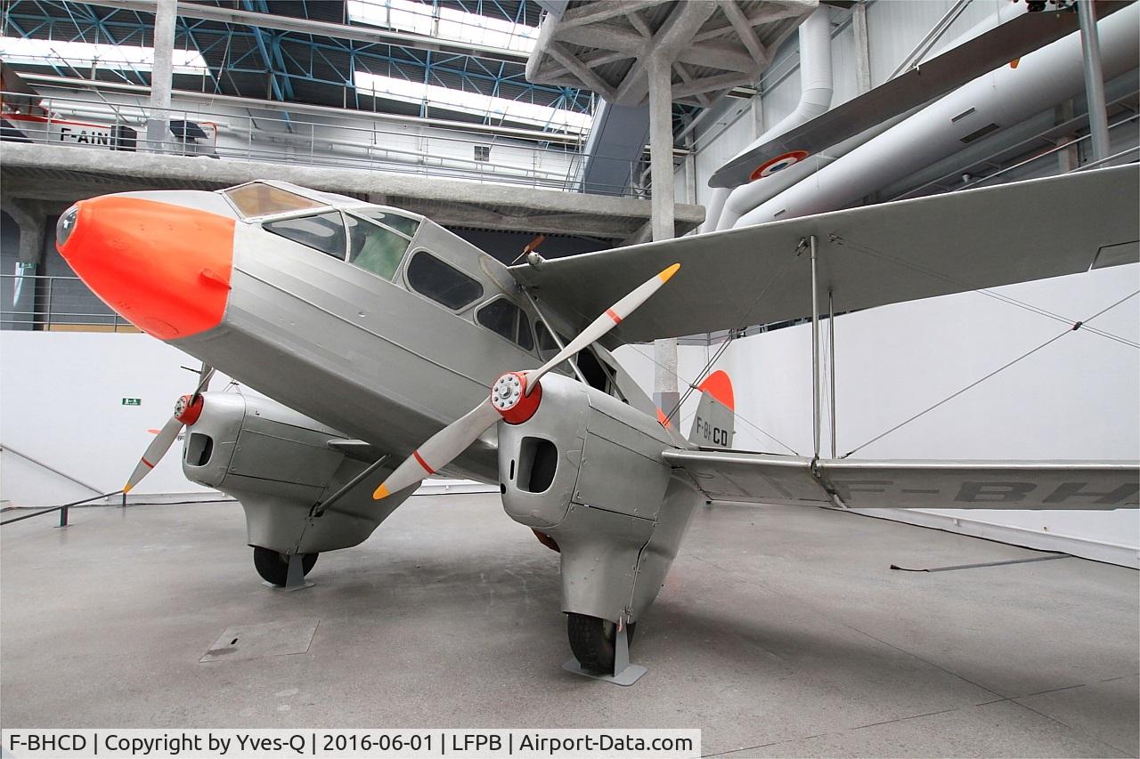 F-BHCD, 1945 De Havilland DH-89A Dominie/Dragon Rapide C/N 6706, De Havilland DH-89A Dominie, Exibited at Air & Space Museum Paris-Le Bourget (LFPB)