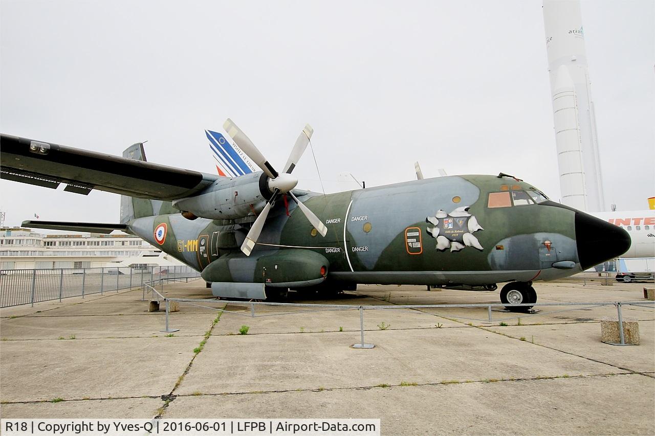 R18, Transall C-160R C/N 18, Transall C-160R, Preserved at Air & Space Museum Paris-Le Bourget (LFPB)