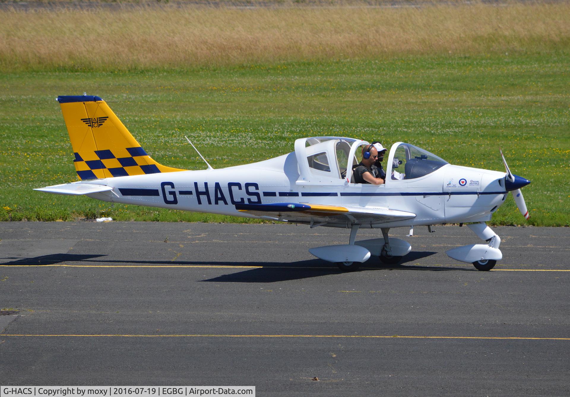 G-HACS, 2012 Tecnam P-2002JF Sierra C/N 199, Tecnam P2002-JF Sierra at Leicester Airport from RAF Halton.