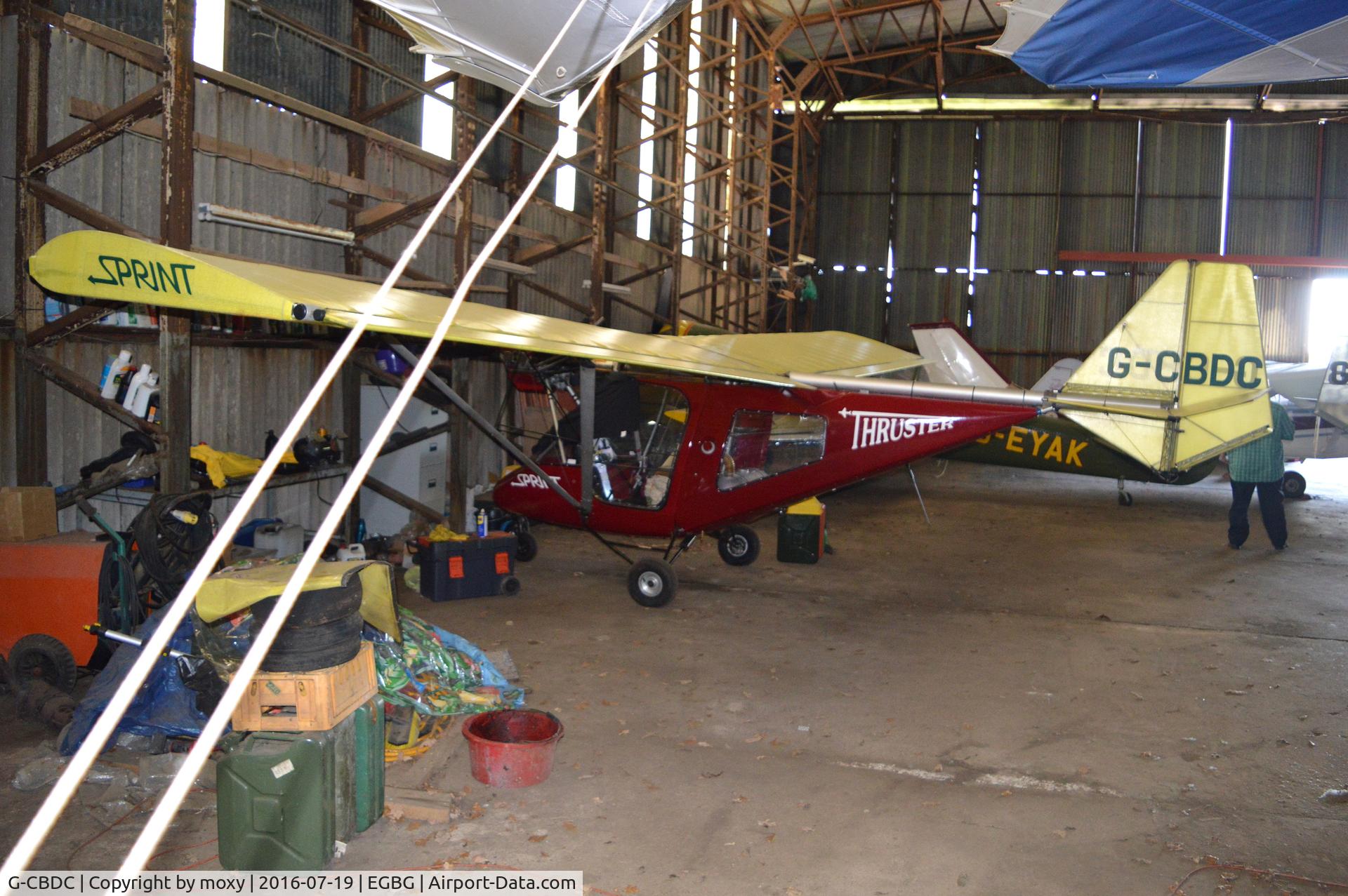 G-CBDC, 2001 Thruster T600N 450 JAB C/N 0071-T600N-054, Thruster T600N at Leicester Airport.