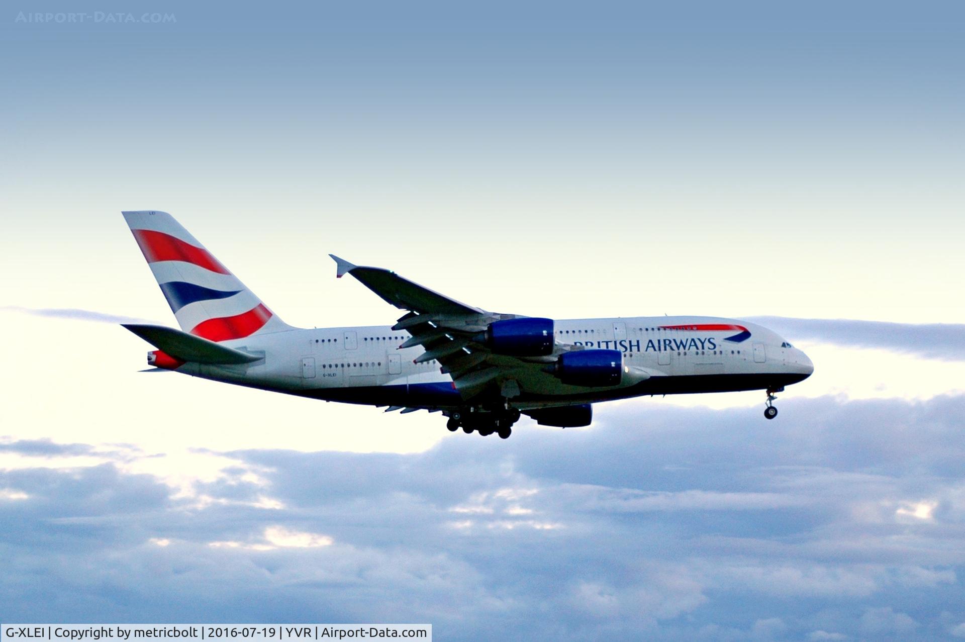 G-XLEI, 2014 Airbus A380-841 C/N 173, BA84 from LHR