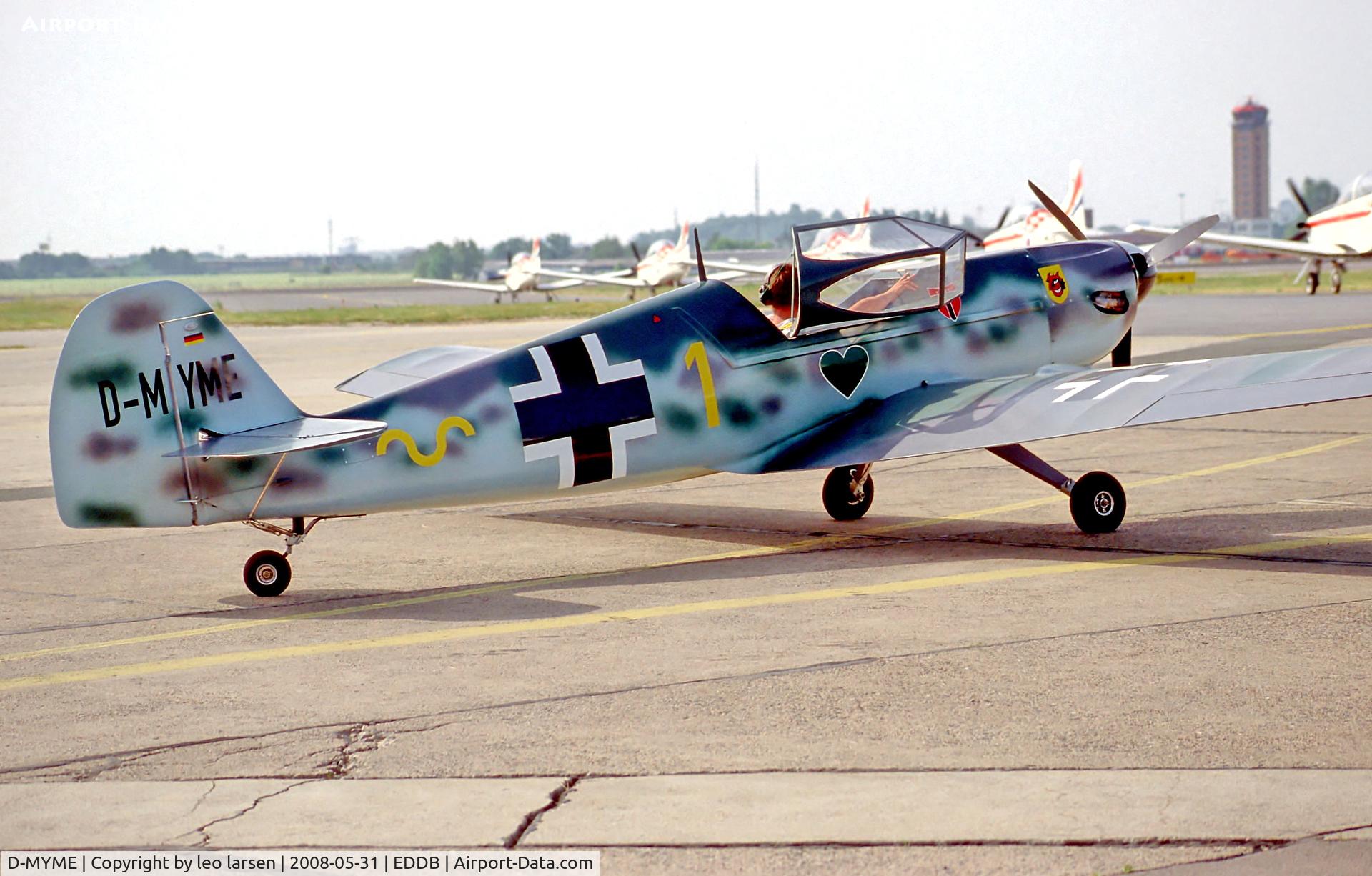 D-MYME, Messerschmitt Me-109R Replica C/N 03, Berlin Air Show 31.5.08