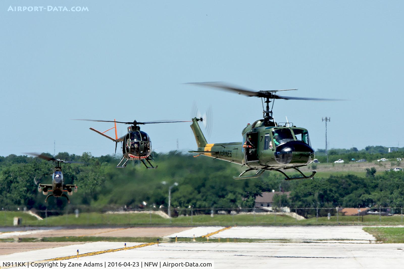N911KK, 1966 Bell UH-1E Iroquois C/N 153762/6128, 2016 NAS Fort Worth Airshow