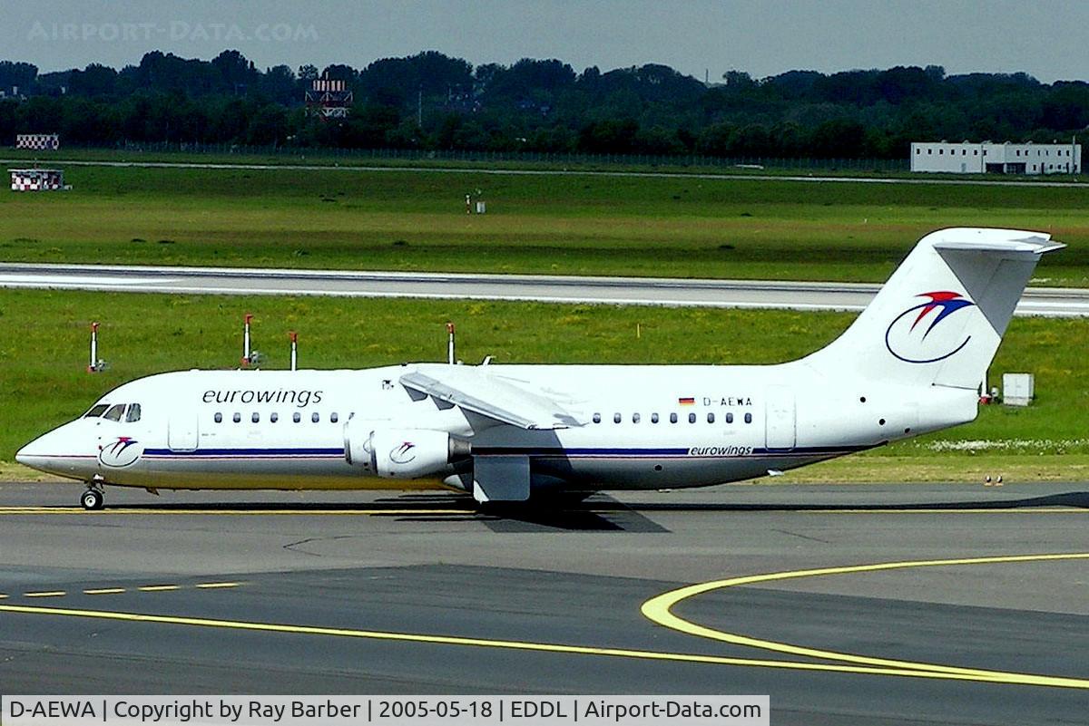 D-AEWA, 1990 British Aerospace BAe.146-300A C/N E3163, BAe 146-300 [E3163] (Eurowings) Dusseldorf~D 18/05/2006