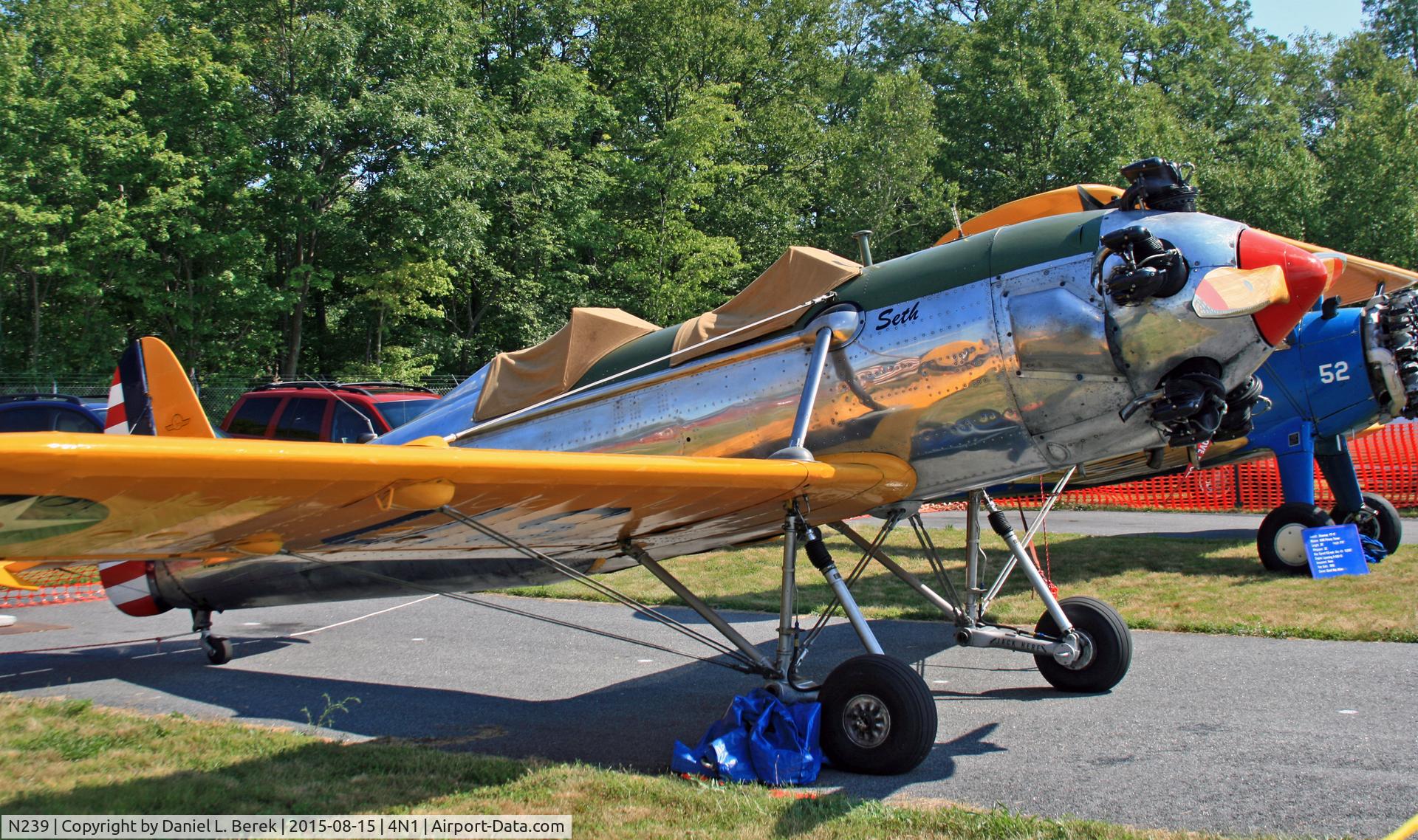 N239, 1943 Ryan ST3KR C/N 1325, This was the first time I saw one of these primary trainers outside a museum.  Nice!