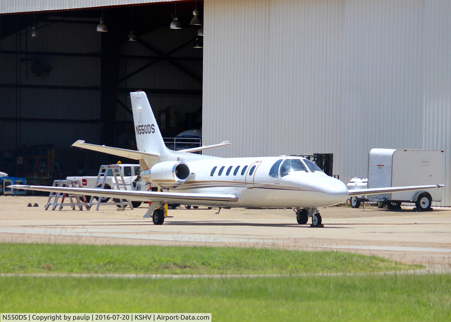 N550DS, 1988 Cessna S550 Citation IIS C/N S550-0154, At Shreveport Regional.