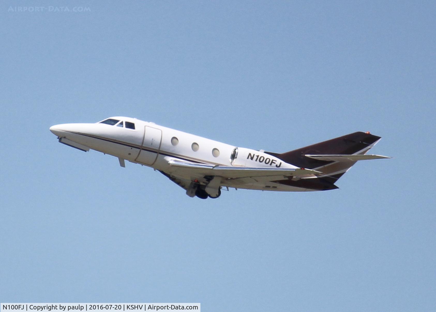 N100FJ, 1978 Dassault Falcon 10 C/N 118, At Shreveport Regional.