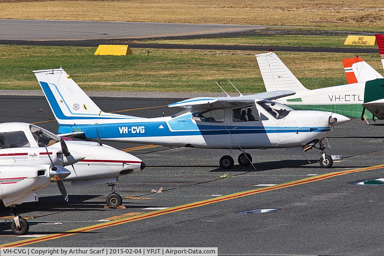 VH-CVG, 1975 Cessna 177RG Cardinal C/N 177RG0696, Jandakot WA February 2015