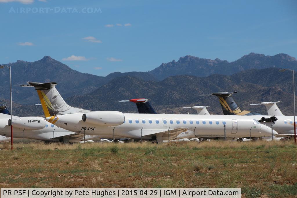 PR-PSF, 1997 Embraer EMB-145EP (ERJ-145EP) C/N 145016, PR-PSF Embraer 145 at Kingman, Arizona