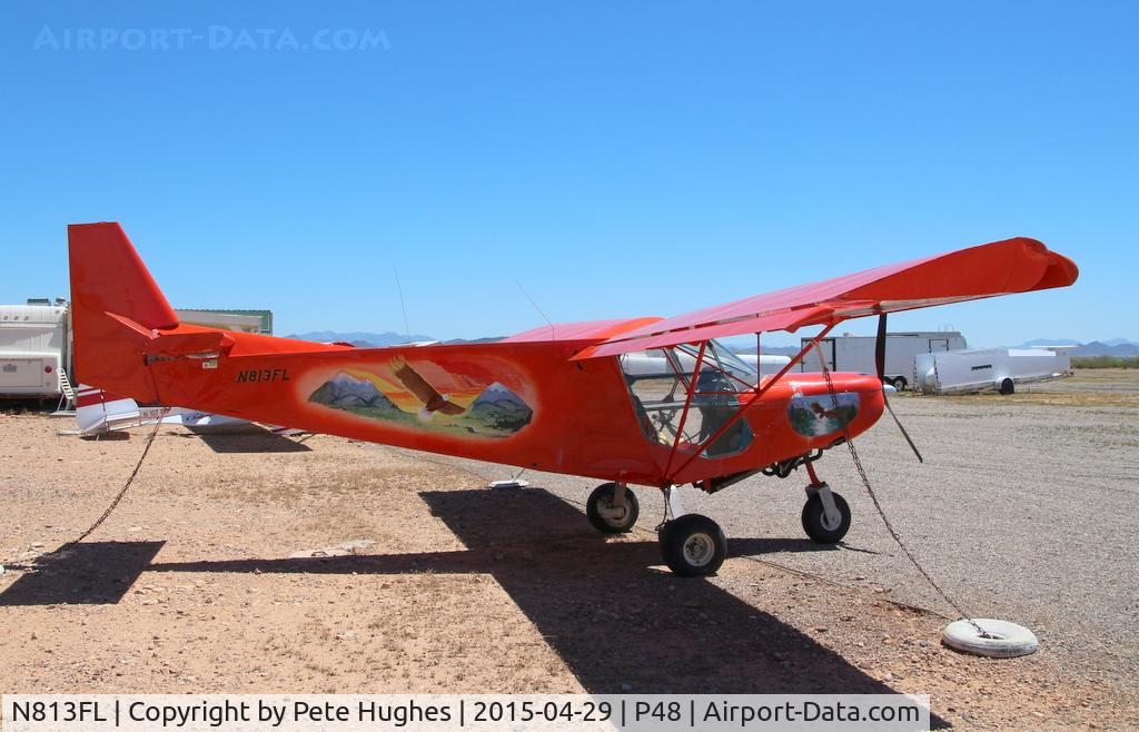 N813FL, 1999 Zenair STOL CH-701 C/N 7-3300, N813FL CH701 at Pleasant Valley, Arizona