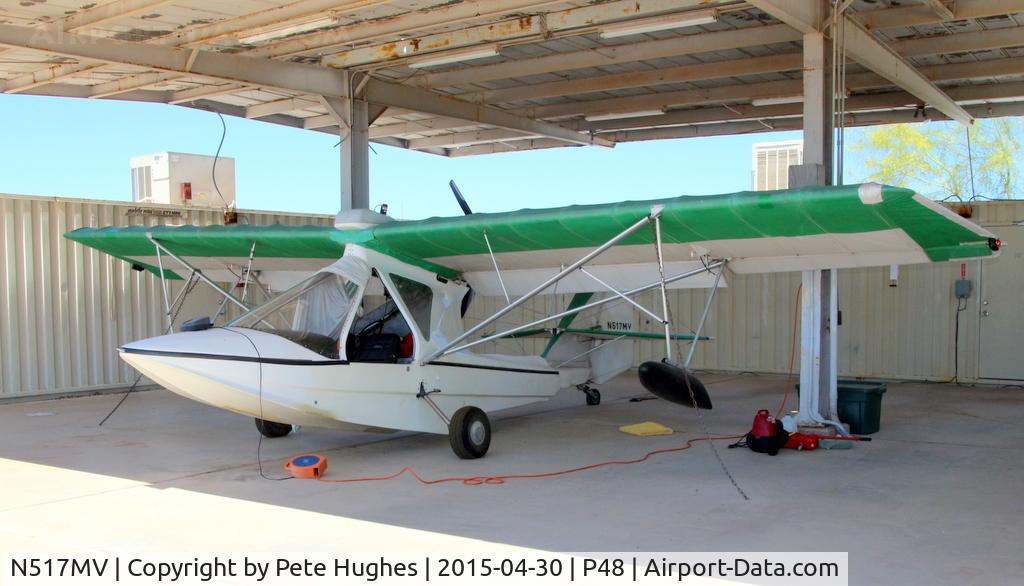 N517MV, Arnet Pereyra AVENTURA II C/N AP2A0049, N517MV Pereyra Aventura at Pleasant Valley, Arizona