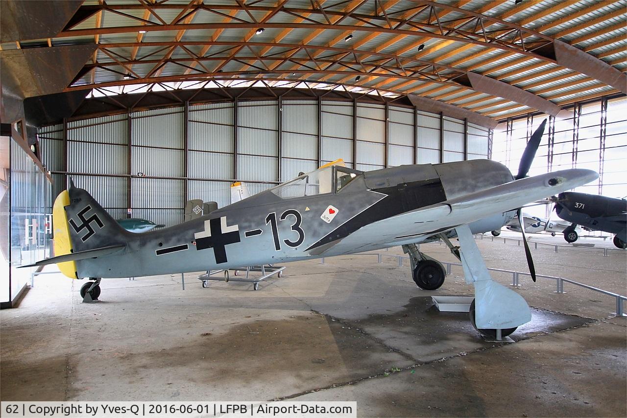 62, SNCAC NC.900 (Focke Wulf Fw.190) C/N 62, SNCAC NC.900 (Focke Wulf Fw.190), Exibited at Air & Space Museum Paris-Le Bourget (LFPB)