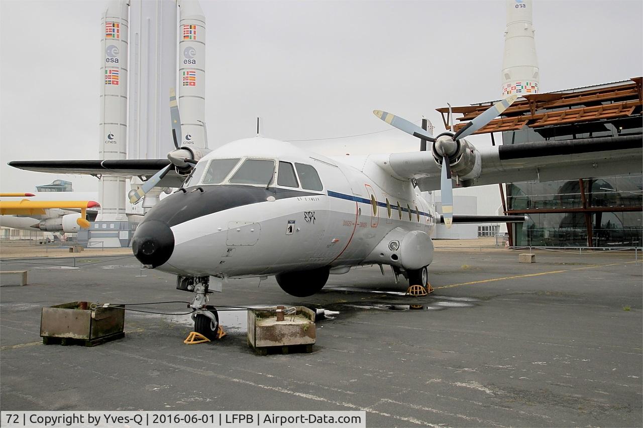 72, Aerospatiale N-262E Fregate C/N 72, Aerospatiale N-262E Fregate, Exibited at Air & Space Museum Paris-Le Bourget (LFPB)