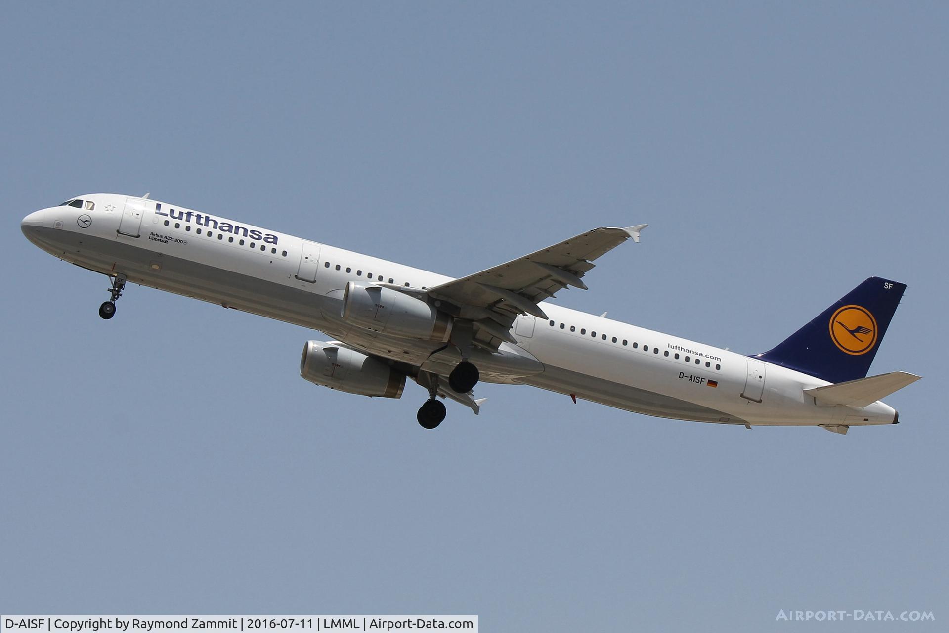 D-AISF, 2000 Airbus A321-231 C/N 1260, A321 D-AISF Lufthansa