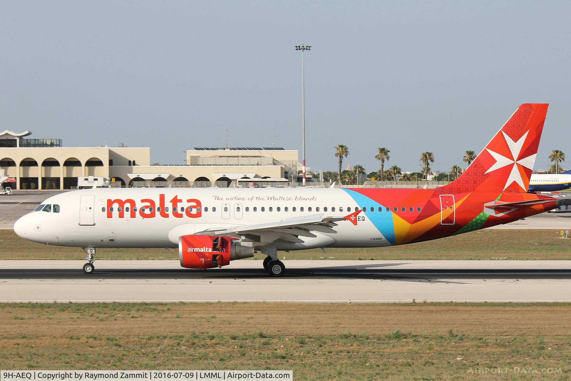 9H-AEQ, 2007 Airbus A320-214 C/N 3068, A320 9H-AEQ Air Malta
