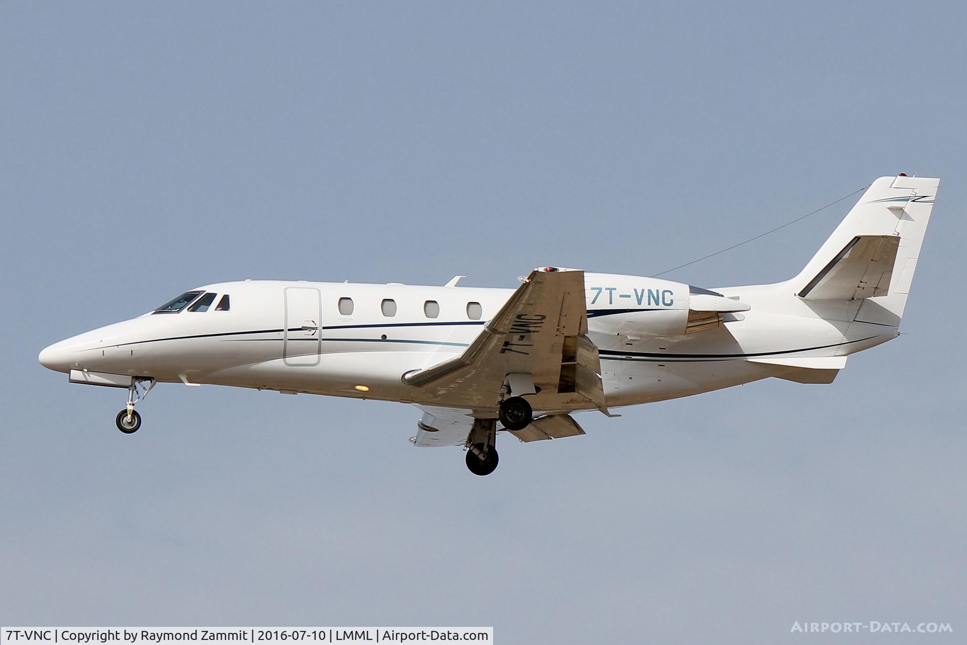 7T-VNC, 2014 Cessna 560 Citation Excel XLS+ C/N 560-6171, Cessna560 Citation Excel 7T-VNC