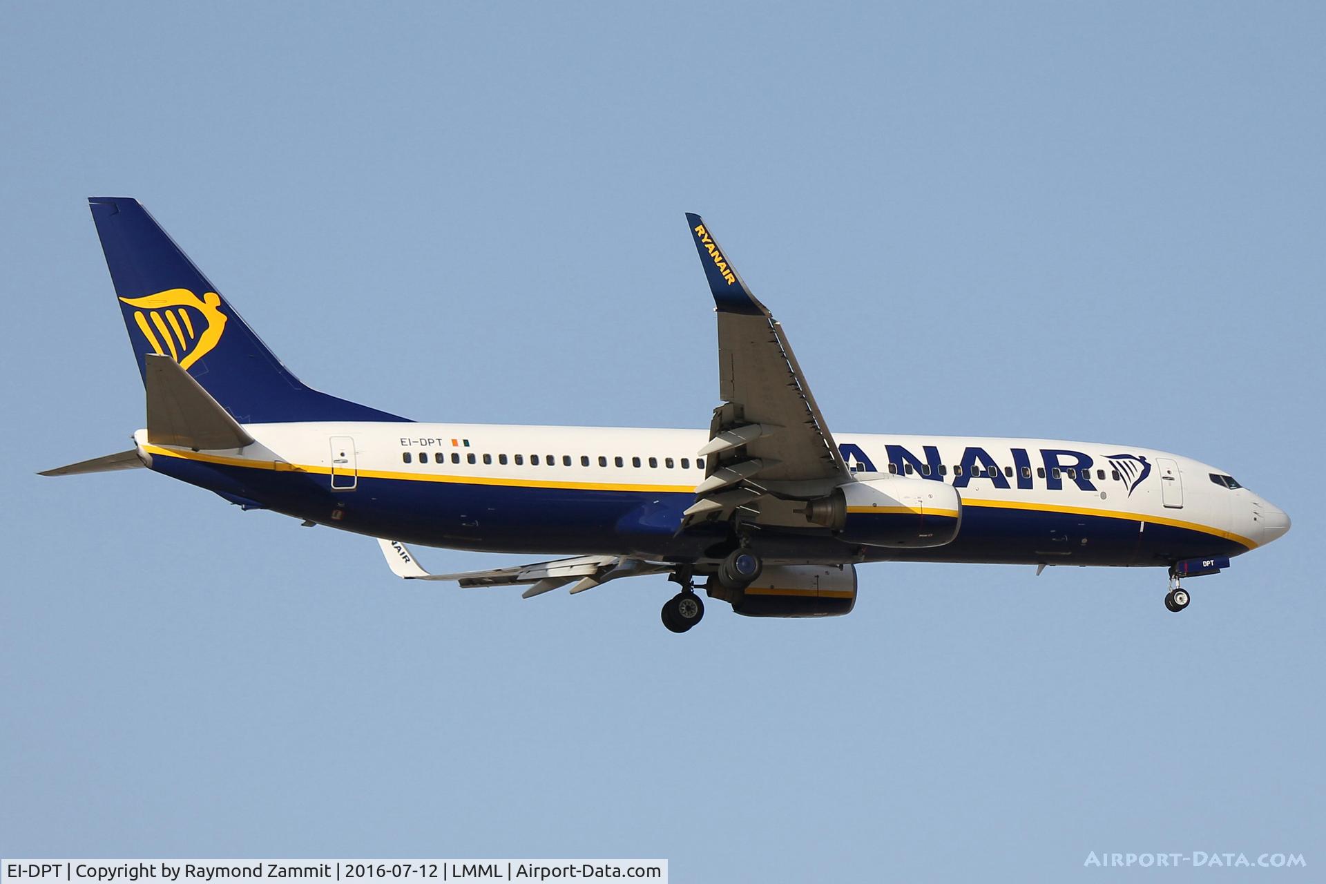 EI-DPT, 2007 Boeing 737-8AS C/N 35550, B737-800 EI-DPT Ryanair