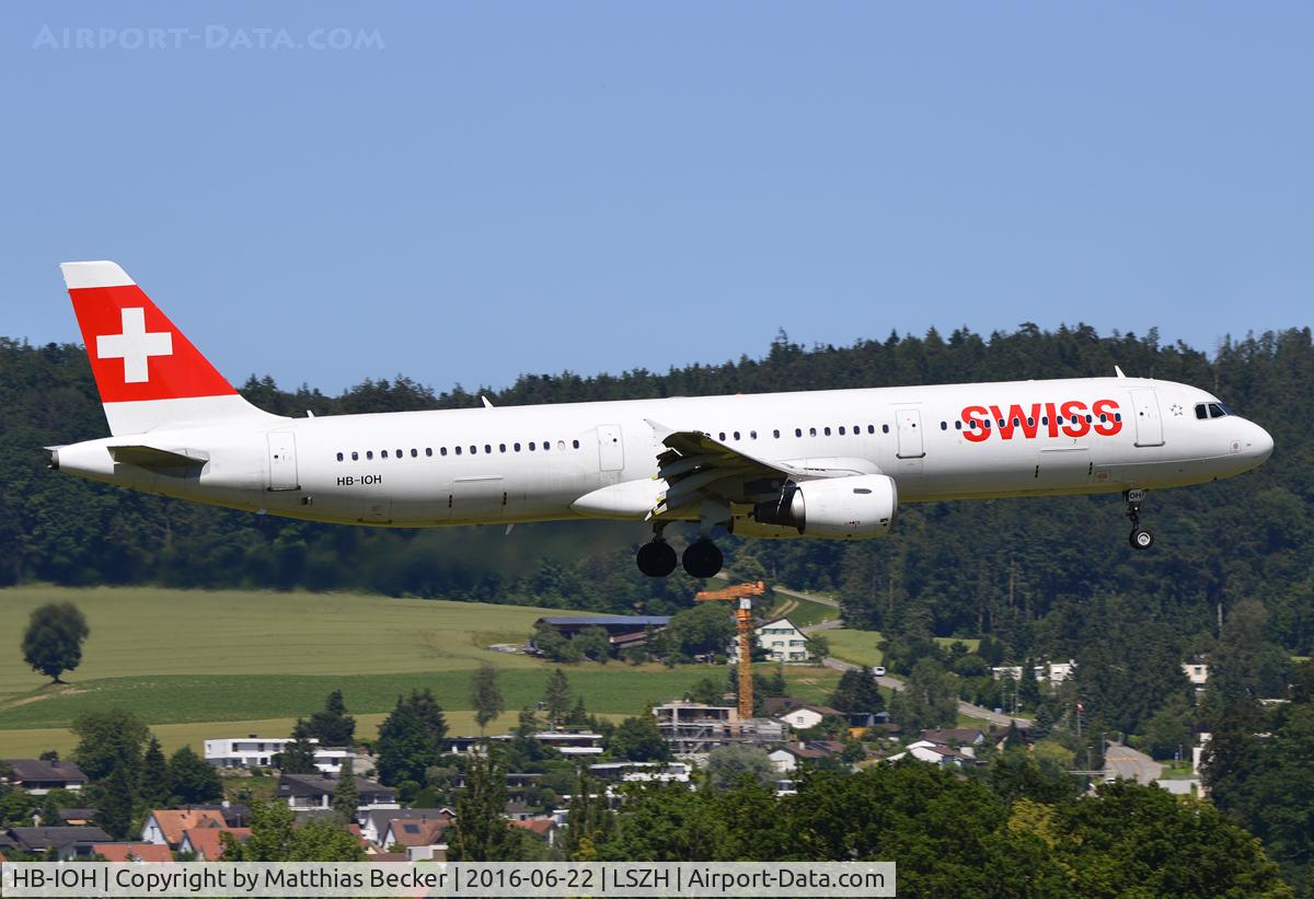 HB-IOH, 1997 Airbus A321-111 C/N 664, HB-IOH