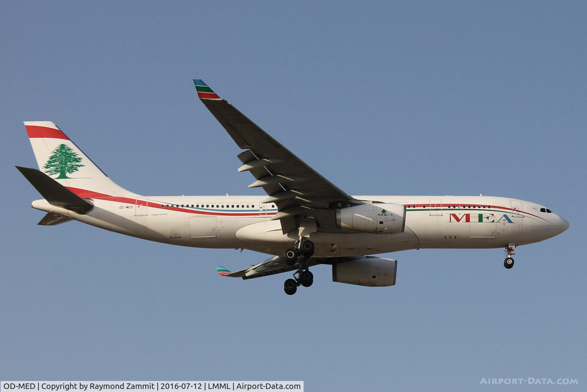 OD-MED, 2008 Airbus A330-243 C/N 926, A330 OD-MED Middle East Airlines
