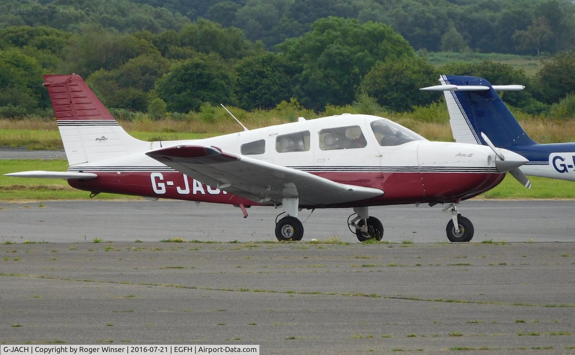 G-JACH, 2003 Piper PA-28-181 Cherokee Archer III C/N 2843585, Visiting Archer III.