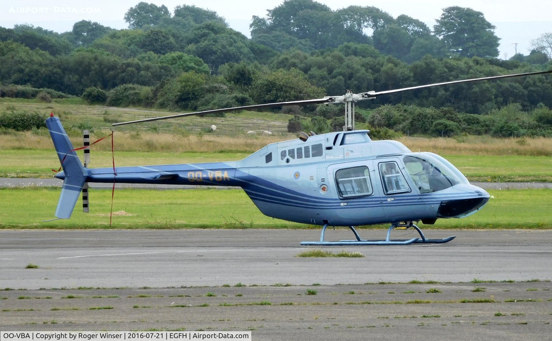 OO-VBA, 2000 Bell 206B C/N 4535, Visiting Bell 206B.
