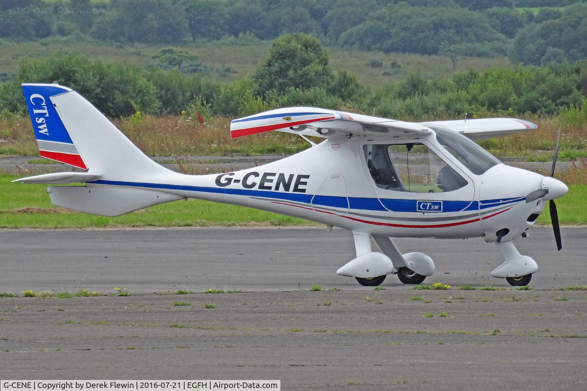 G-CENE, 2007 Flight Design CTSW C/N 8273, CT SW, The CT Flying Group Barton Greater Manchester based, seen parked up.