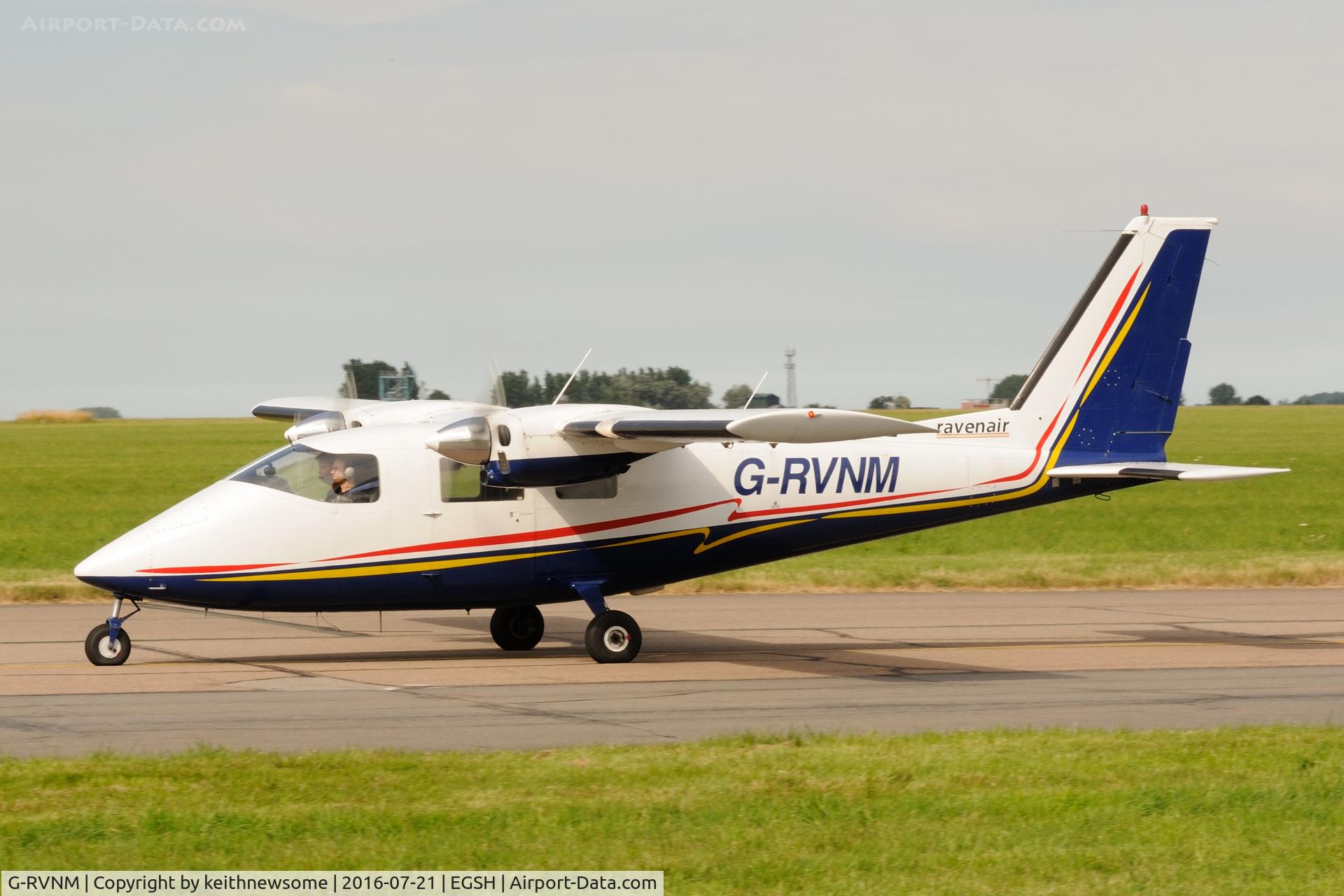 G-RVNM, 1974 Partenavia P-68B Victor C/N 24, Return Visitor.