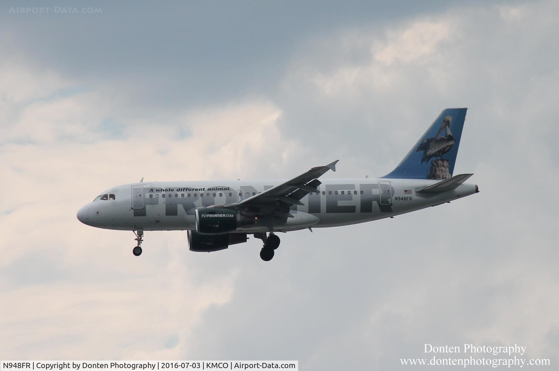 N948FR, 2006 Airbus A319-112 C/N 2836, Frontier Flight 1676 (N948FR) 