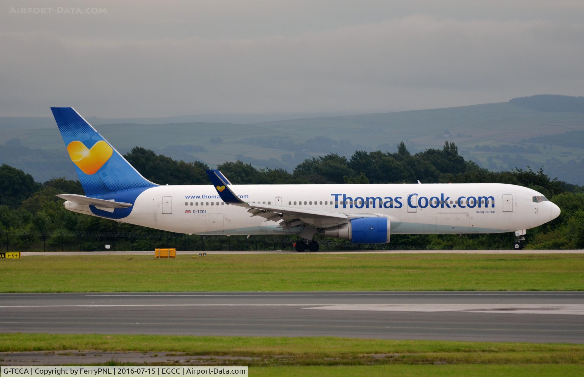 G-TCCA, 1994 Boeing 767-31K C/N 27205, TCK B763 lining up