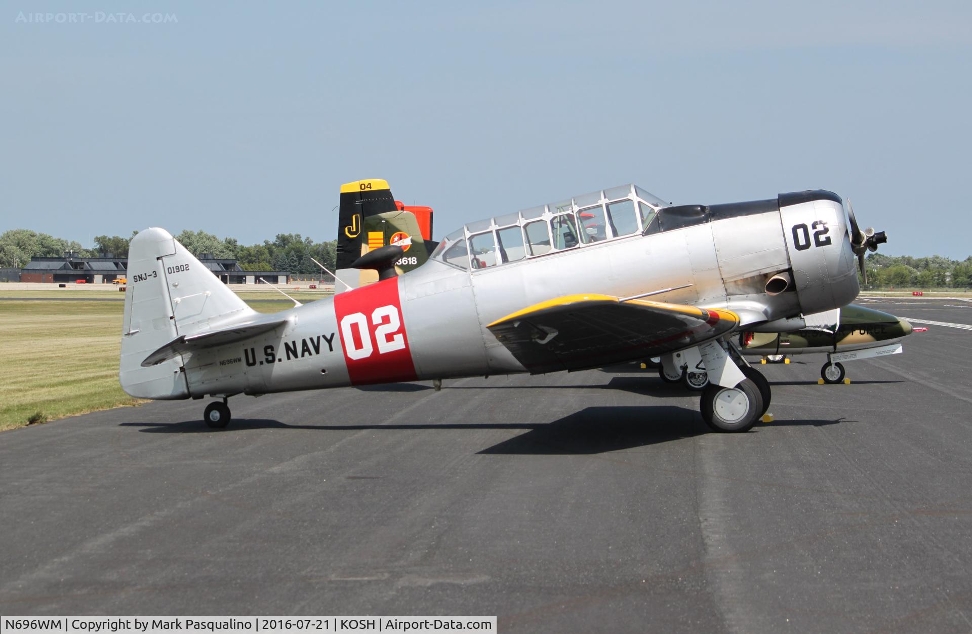 N696WM, 1942 North American SNJ-3 Texan C/N 78-7045, North American SNJ-3