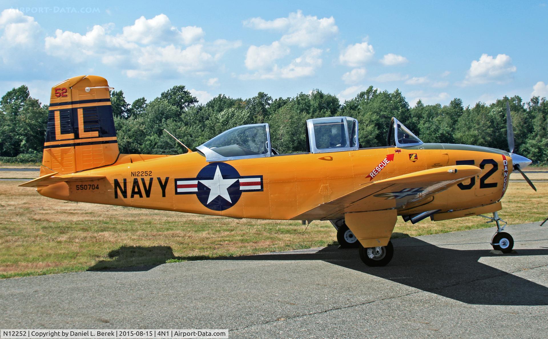 N12252, 1965 Beech A45 C/N G-704, Nice visitor to the 2015 Greenwood Lake airshow.