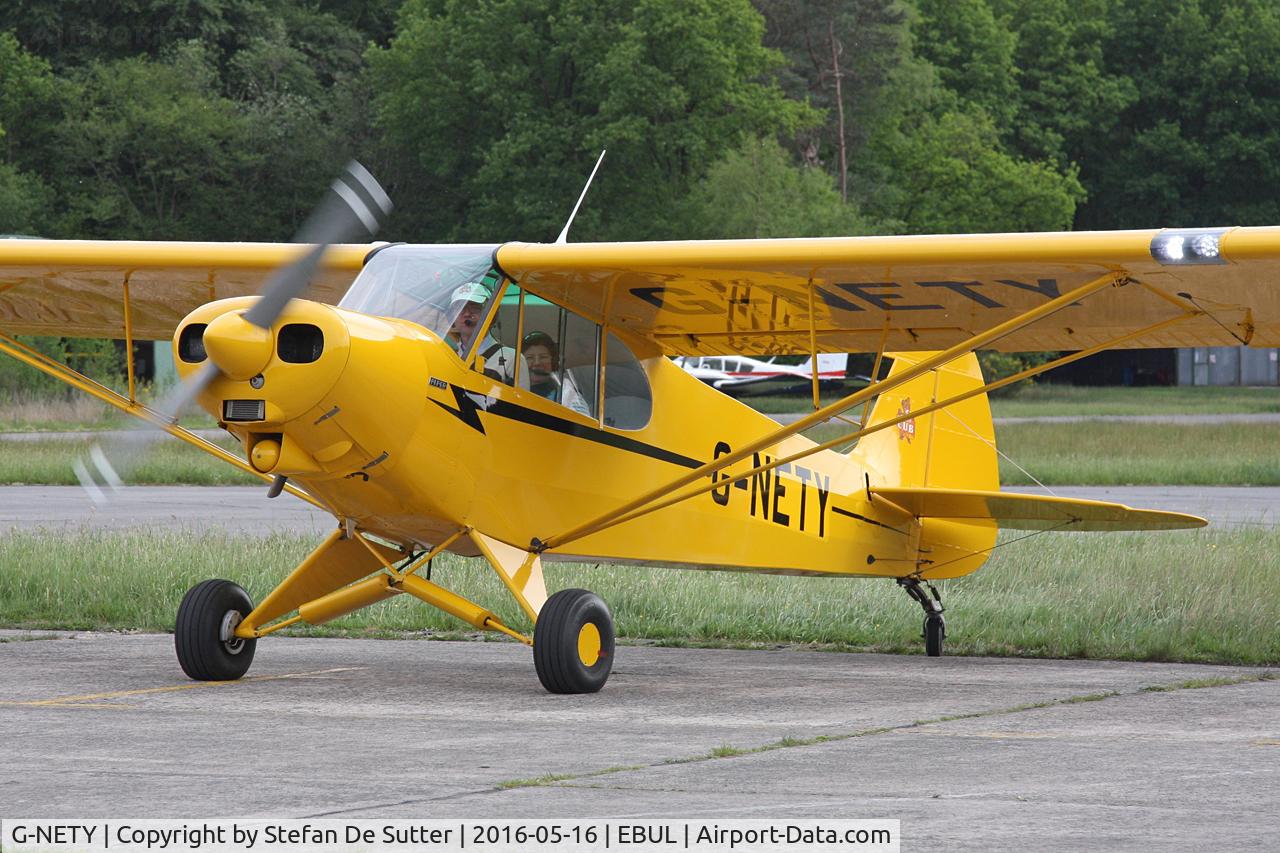 G-NETY, 1994 Piper PA-18-150 Super Cub C/N 1809108, Ready for taxi.