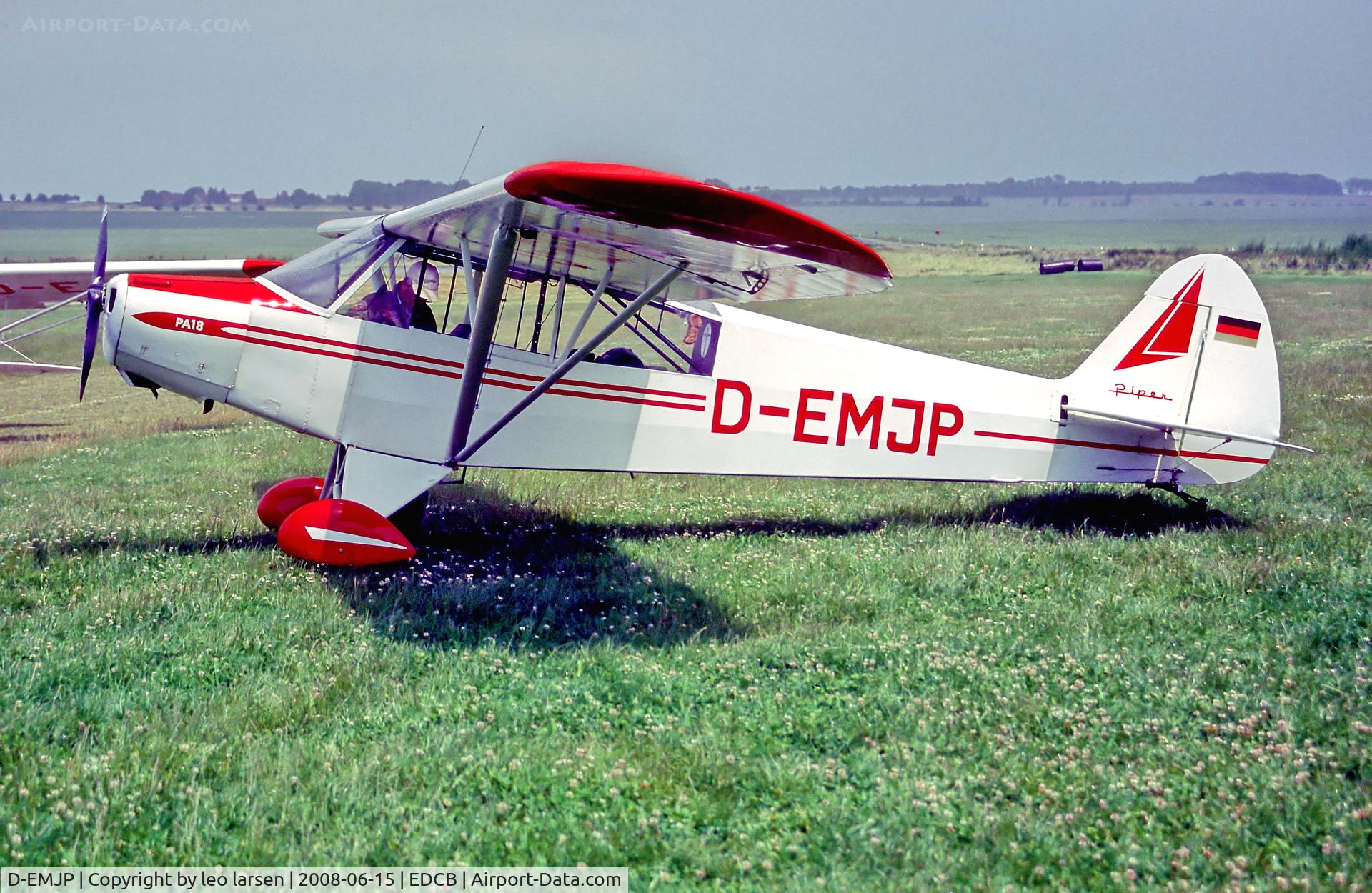 D-EMJP, 1954 Piper L-18C Super Cub C/N 18-3199, Ballenstedt EDCB 15.6.08