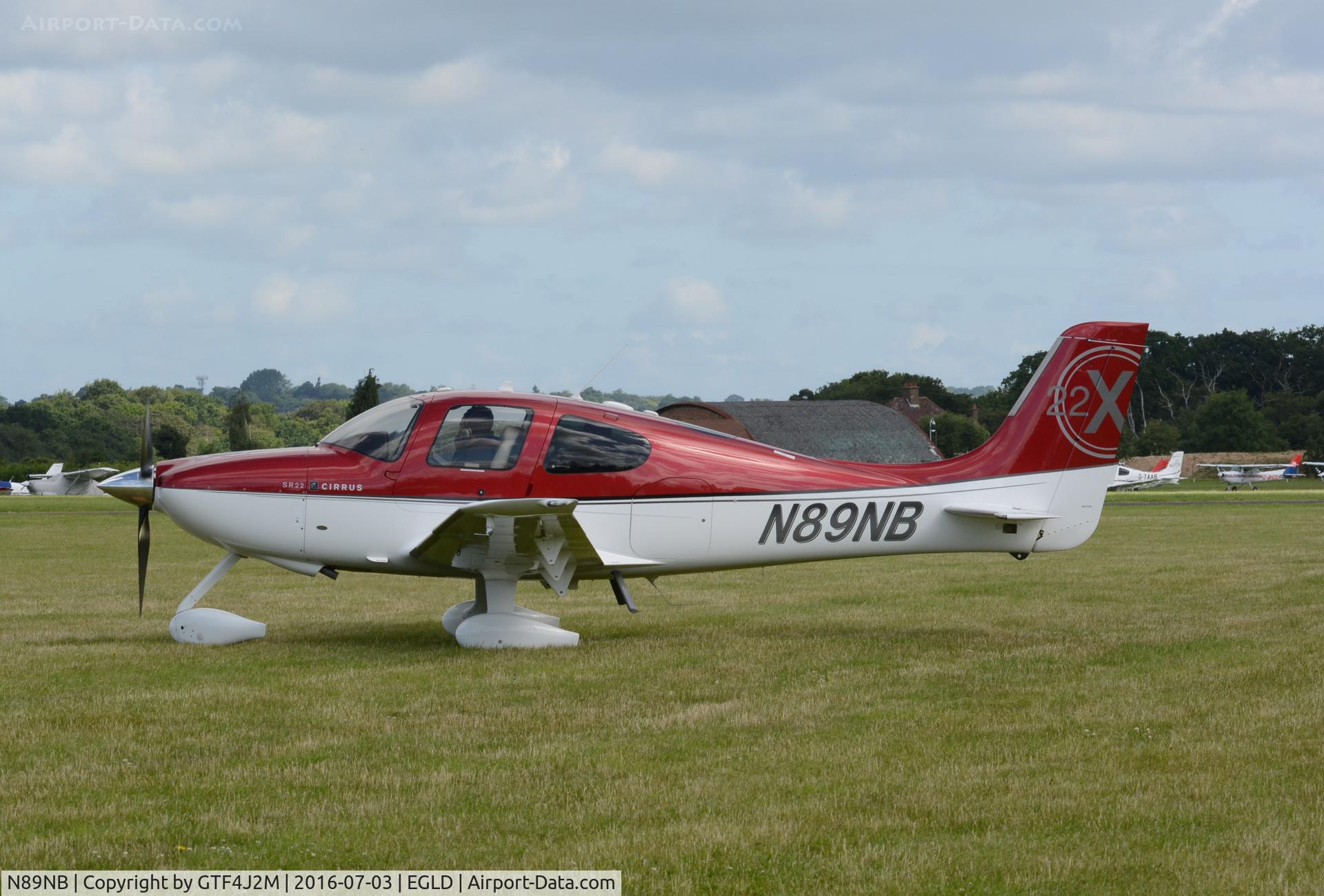 N89NB, Cirrus SR22X C/N 3680, N89NB at Denham 3.7.16