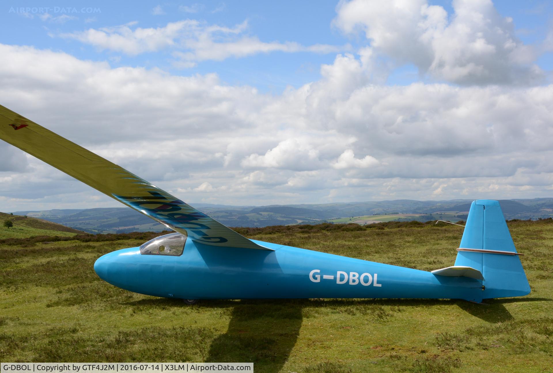 G-DBOL, 1960 Schleicher Ka-6CR Rhonsegler C/N 725, G-DBOL at Long Mynd 14.7.16