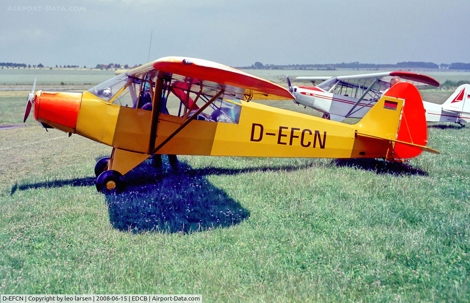 D-EFCN, 1954 Piper L-18C Super Cub (PA-18-95) C/N 18-3439, Ballenstedt EDCB 15.6.08