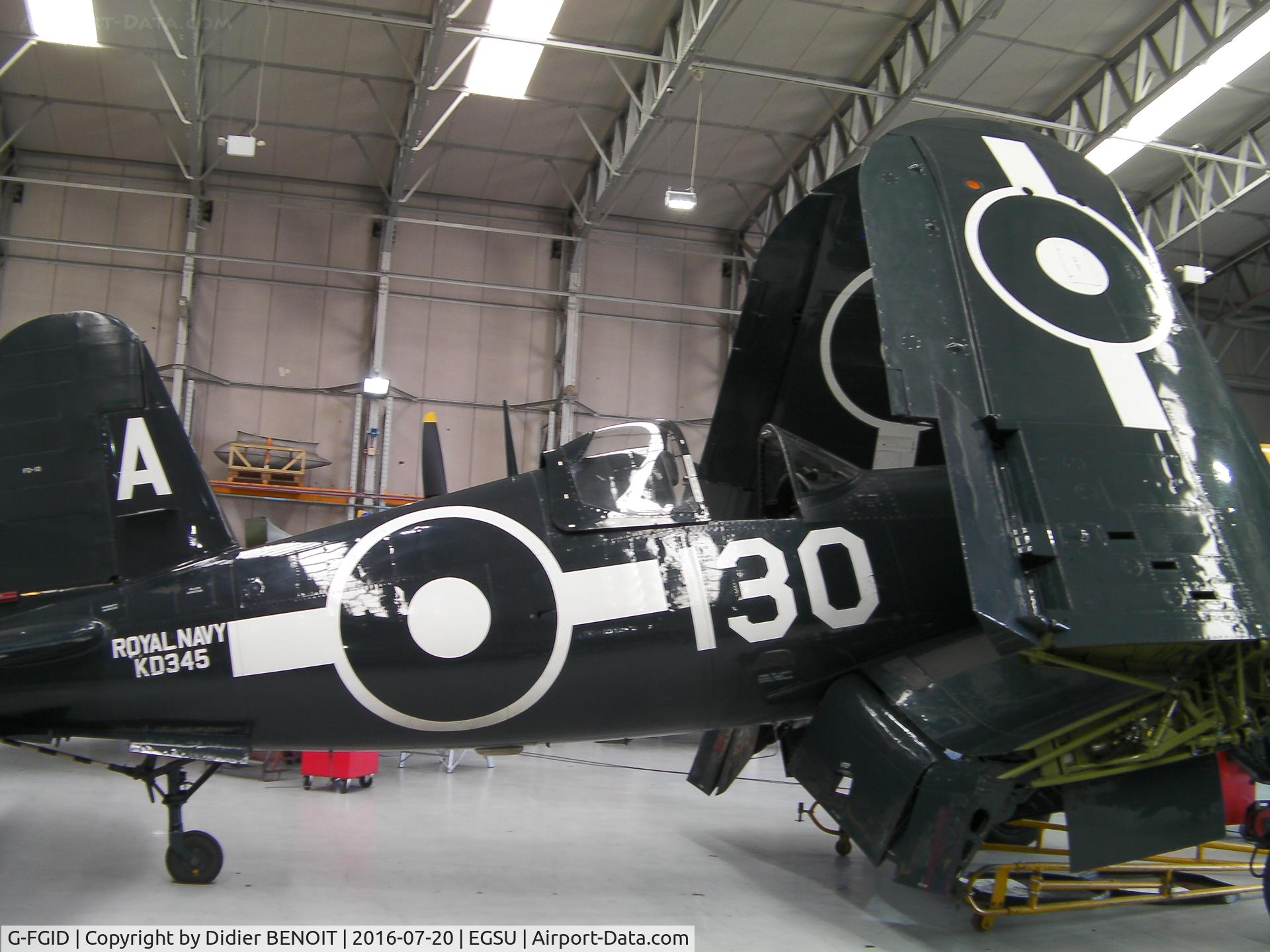 G-FGID, 1945 Goodyear FG-1D Corsair C/N 3111, Corsair