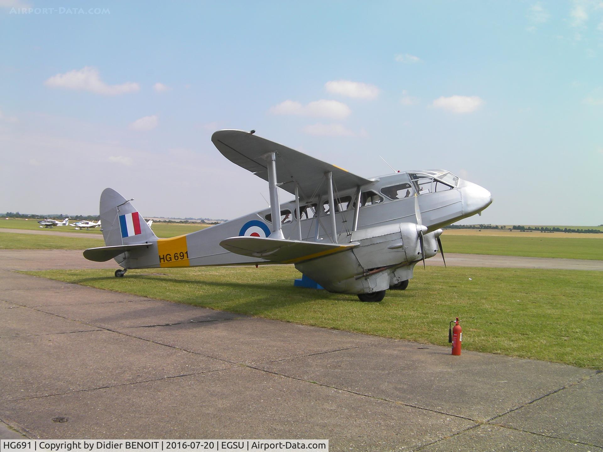HG691, 1943 De Havilland DH-89A Dominie/Dragon Rapide C/N 6676, DH-89A Dragon Rapide