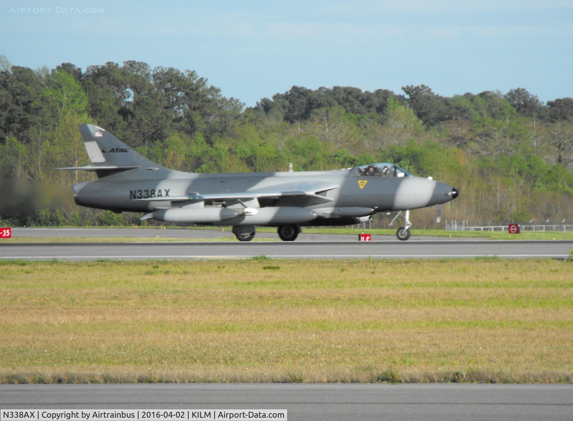 N338AX, 1959 Hawker Hunter MK. 58 C/N 41H-697452, Hawker Hunter MK. 58